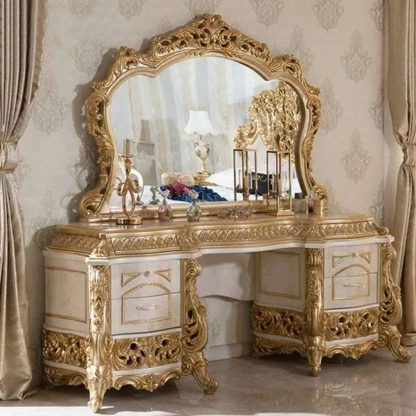 European style court solid wood dressing table