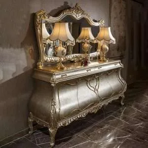 Neo-classical villa entrance cabinet