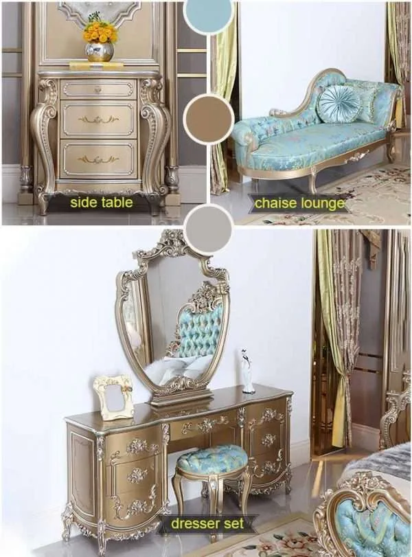 king bed frame with headboard - Image 3