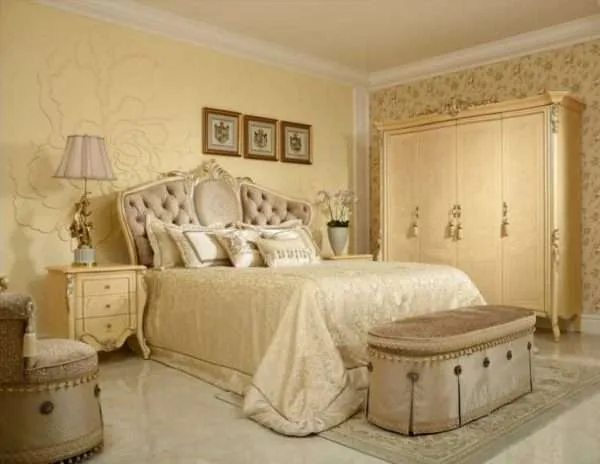 Luxury furniture for a bedroom