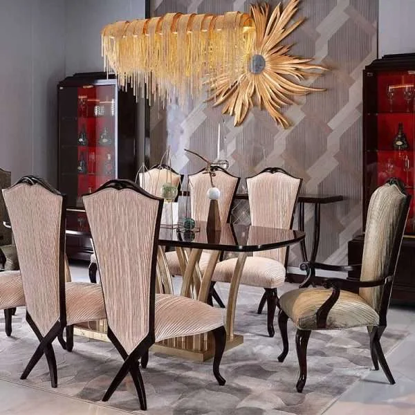 Luxury dining tables and chairs set - Image 4