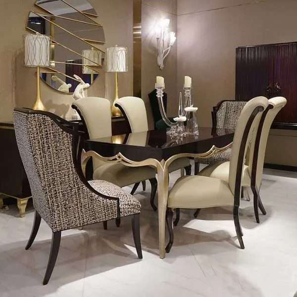 Luxury elegant dining room sets - Image 4
