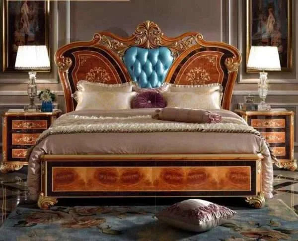 Luxury vintage bed frame king size