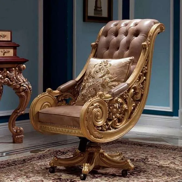 Luxury golden boss boss chairs