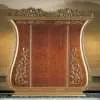 Luxury golden four door wardrobe