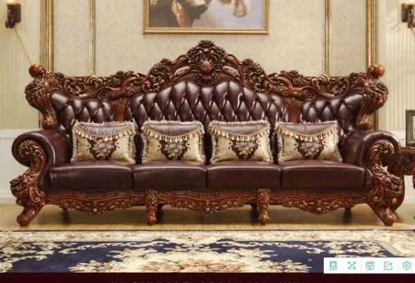 Luxury four seater sofa set