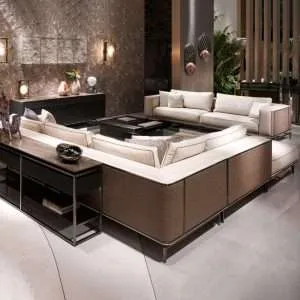 Luxury modern minimalist sofa