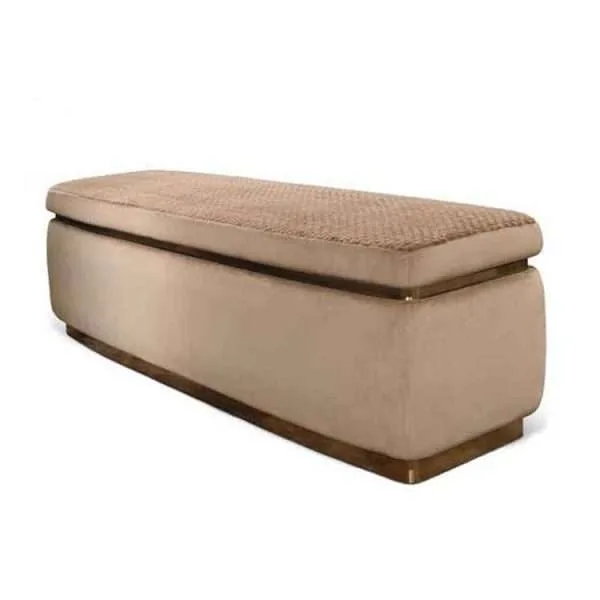 Luxury Bed End Stool Storage Ottoman