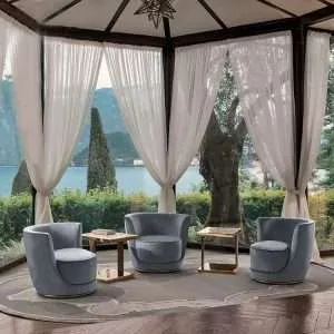 Luxury Hotel round single chair