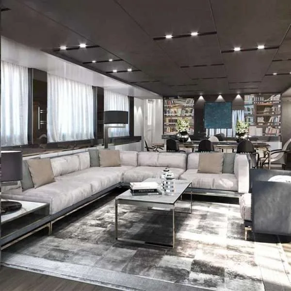 Luxury L shape sofa modern furntiure