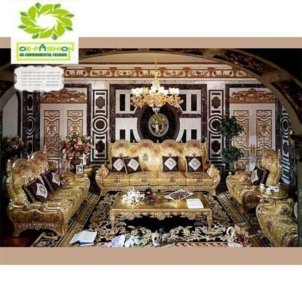 Luxury wooden antique furniture set