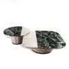 Round square Italian design center coffee table modern luxury marble center table for the living room