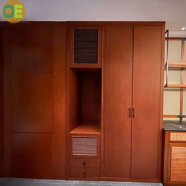 Luxury hotel room four door wardrobe 99563