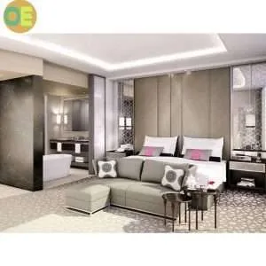 Luxury hotel project bed furniture sets 99580