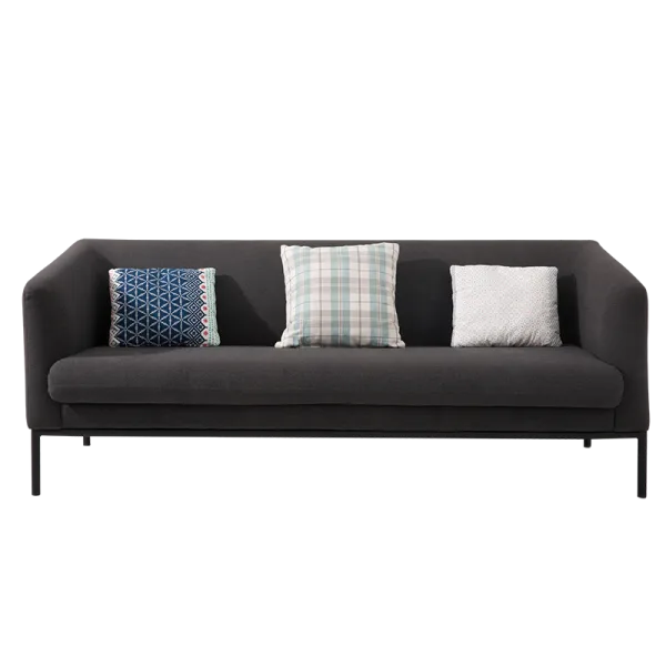 Luxury brown two seat simple Sofa Chair 5138