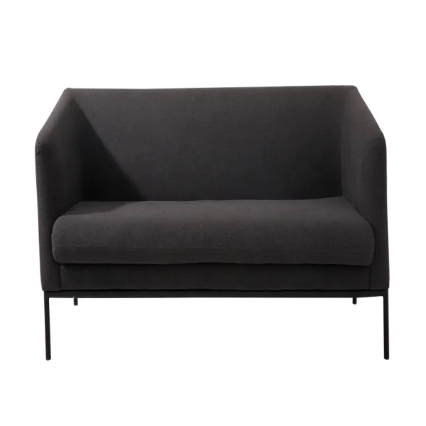 Luxury brown two seat simple Sofa Chair 5138