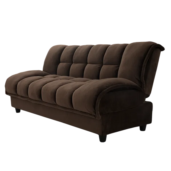 Luxury Brown Sofa Cama Cum Bed with Storage 5136