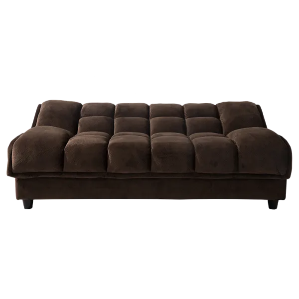 Luxury Brown Sofa Cama Cum Bed with Storage 5136