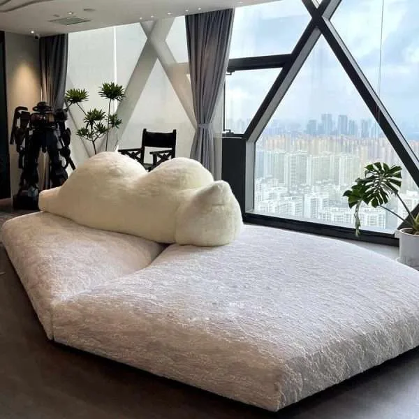 Luxury Modern Cloudy Polar Bear Sofa - Image 4