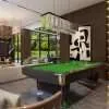 Luxury billiards room design