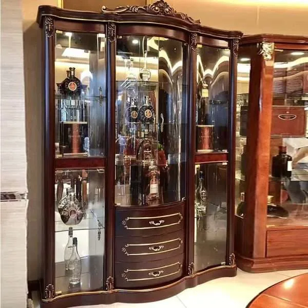 Luxury Wooden Cupboard For Living Room Furniture