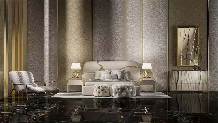 luxury Modern Italian bed 8 Detail 06 13