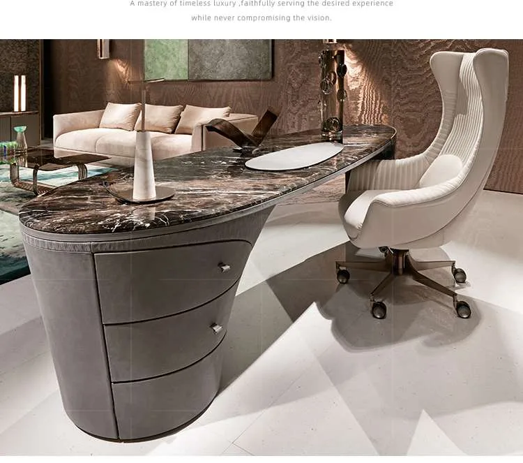 Luxury modern marble home office desks 9 Luxury modern marble home office desks