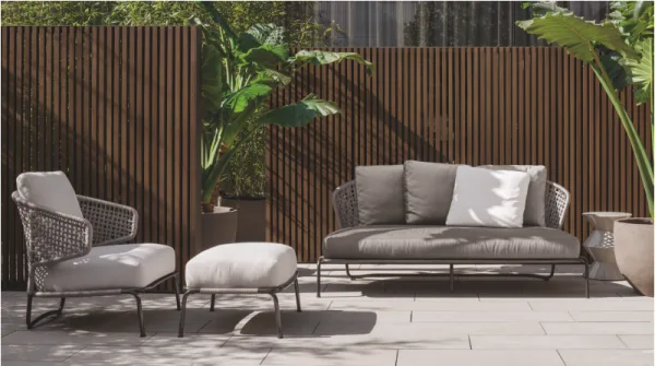 Luxury High end poly cord weaving sofa chair - Image 6