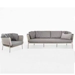 Luxury Modern Couch Patio Garden Rope Sofa