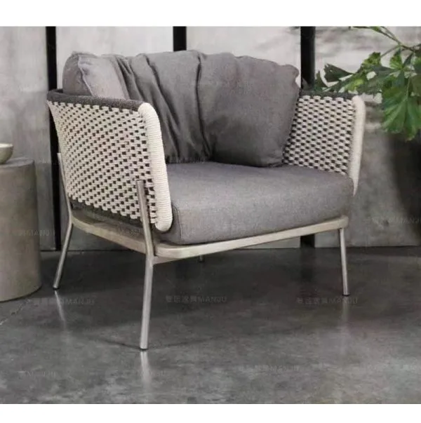 Luxury Single Chair Hotel Garden Arm Chair - Image 5