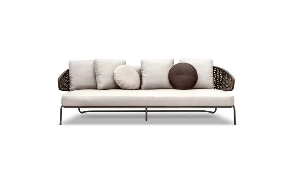 Luxury High end poly cord weaving sofa chair - Image 4